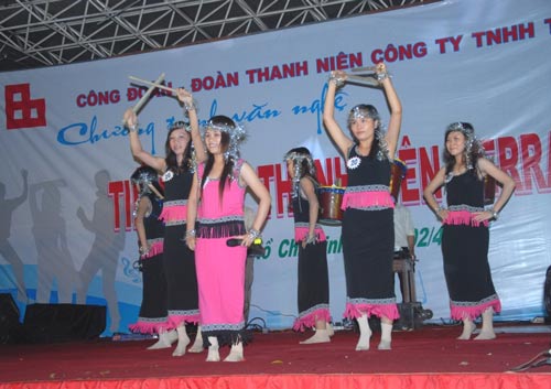 Nữ c&ocirc;ng nh&acirc;n C&ocirc;ng ty TNHH Terratex Việt Nam lu&ocirc;n được tạo điều kiện tham gia c&aacute;c hoạt động giải tr&iacute;