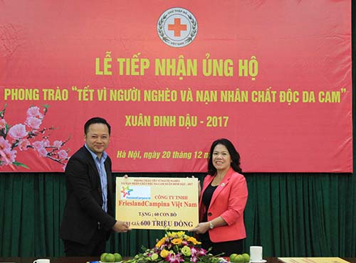 FrieslandCampina Việt Nam đồng hành cùng Trung ương Hội Chữ thập đỏ suốt 5 năm qua