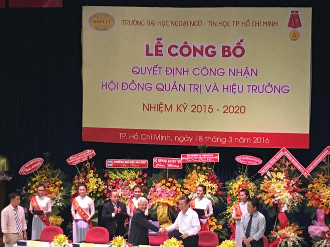 Cựu sinh viên Huflit làm hiệu trưởng