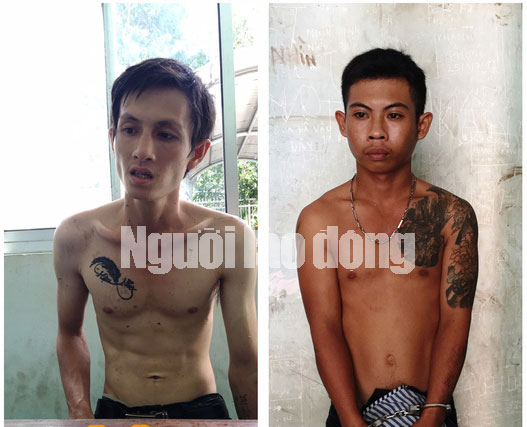 Công an bao vây khu vườn, bắt nóng 2 tên cướp