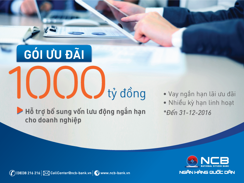 1.000 tỉ đồng cho vay ngắn hạn, lãi suất thấp