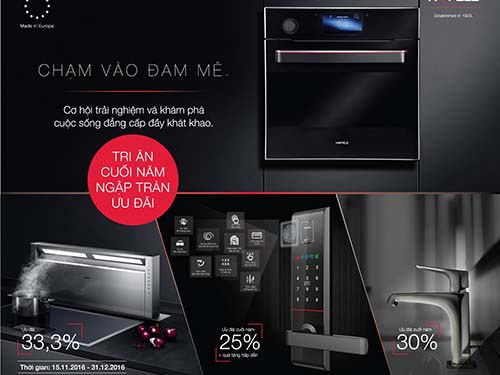 Häfele với nhiều chương trình ưu đãi cuối năm