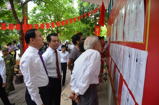 Đã có 95,84% cử tri cả nước đi bầu cử