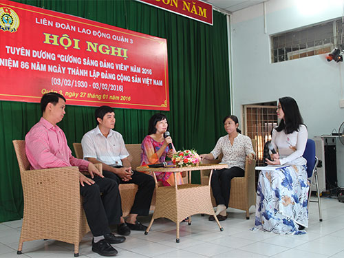 Tuyên dương đảng viên tiêu biểu