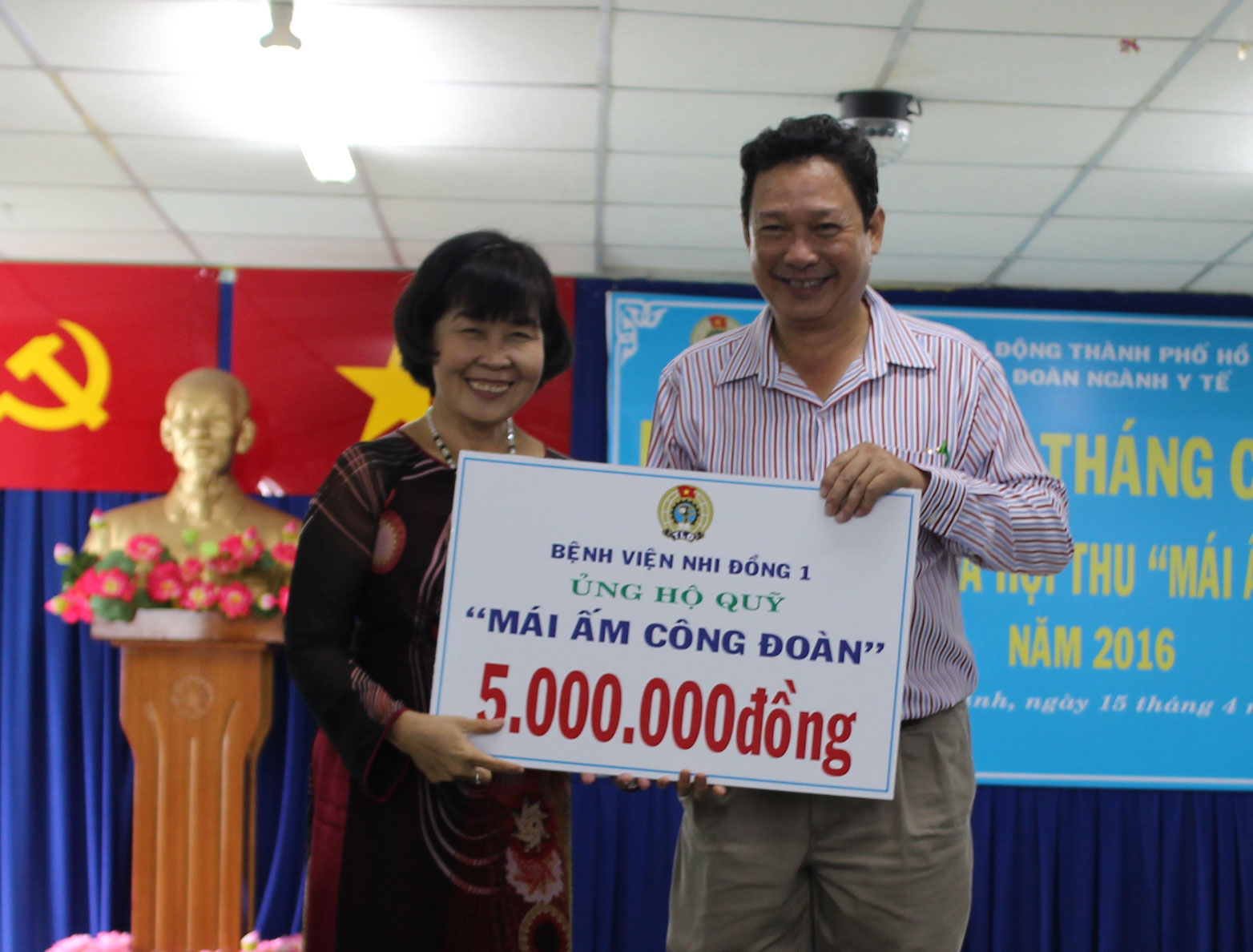 160 triệu đồng xây mái ấm Công đoàn