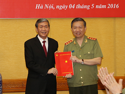 Thượng tướng Tô Lâm làm Bí thư Đảng ủy Công an Trung ương