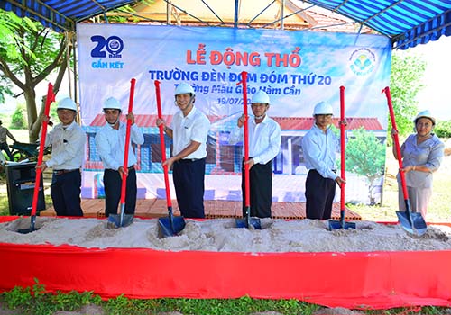 Khởi công xây dựng trường Đèn Đom Đóm thứ 20