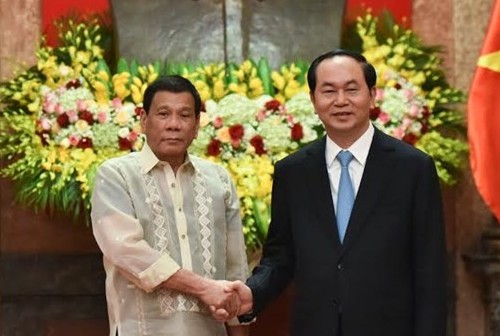 Chủ tịch nước Trần Đại Quang gửi thư cảm ơn Tổng thống Philippines
