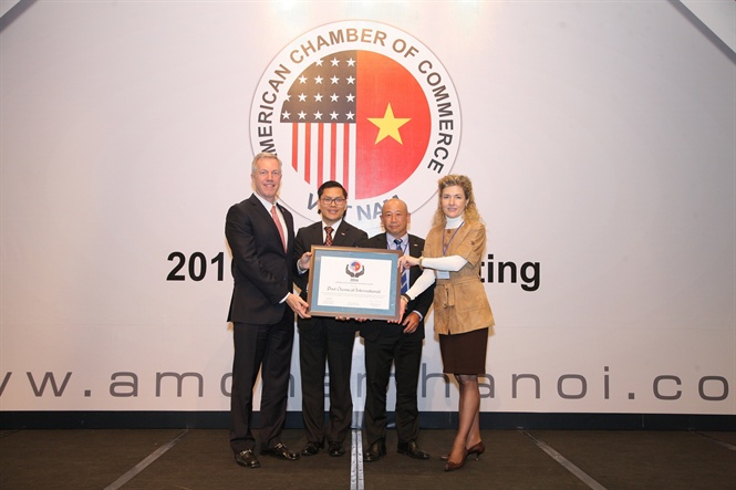 Dow 2 lần liên tiếp nhận  giải thưởng cống hiến