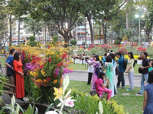 Khai mạc Hội Hoa Xuân TP HCM