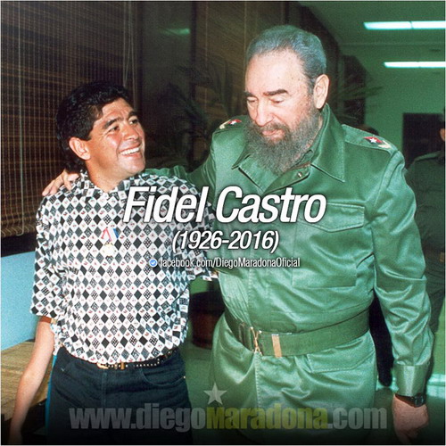 Ảnh đăng tr&ecirc;n facebook c&aacute; nh&acirc;n của Maradona