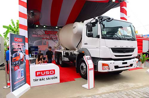 FUSO Việt Nam giới thiệu xe bồn trộn FUSO Mixer FJ
