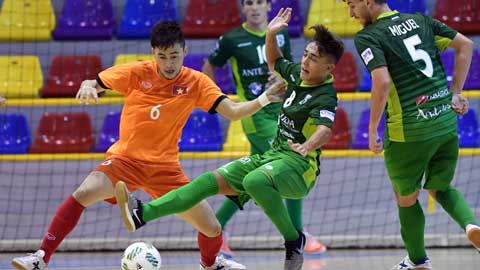 Tuyển futsal Việt Nam thắng kịch tính CLB Tây Ban Nha