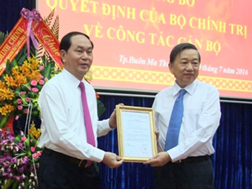 Phân công thêm nhiệm vụ cho Thượng tướng Tô Lâm