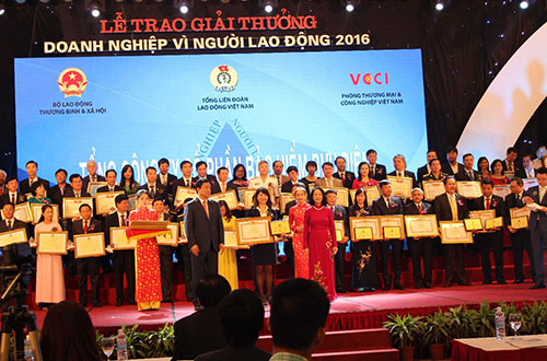 Giải thưởng “Doanh nghiệp vì người lao động”