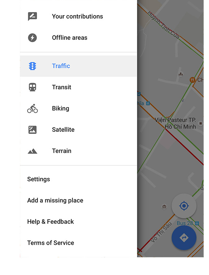 
T&iacute;nh năng Traffic đ&atilde; được cập nhật trong Google Maps tại Việt Nam.
