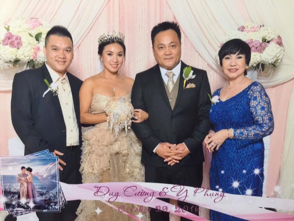 NS Kiều Tiên và con trai sang Mỹ dự lễ cưới của ca sĩ Y Phụng (ảnh do gia đình cung cấp)
