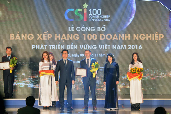 Heineken Việt Nam được xếp hạng