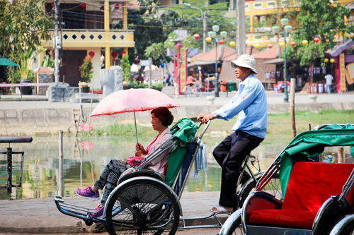 Xích lô theo dấu thời gian