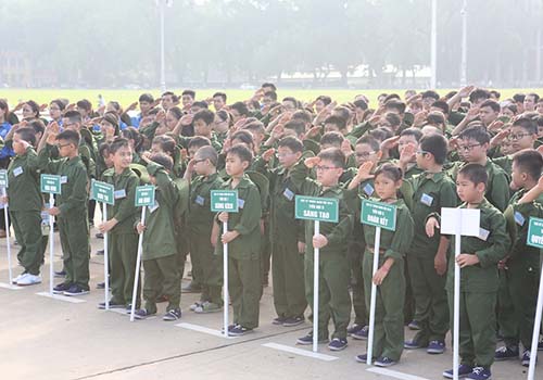 “Chiến sĩ nhí” tham dự Học kỳ trong quân đội của Viettel