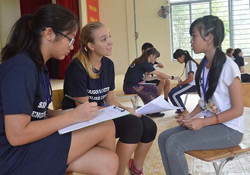 khai mạc Hội trại Tiếng Anh Nam Sài Gòn lần 2