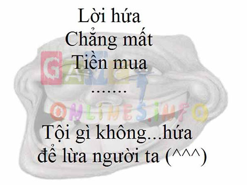 Cao hứng nói bừa...