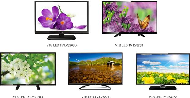 Tivi LED VTB nhỏ gọn hợp thời trang
