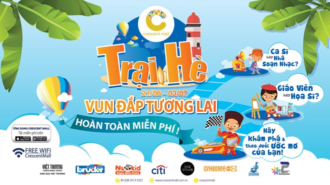 Vừa học vừa chơi với trại hè “Vun đắp tương lai”
