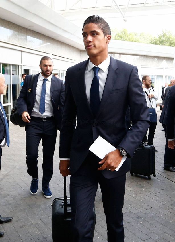 Varane và Karim Benzema