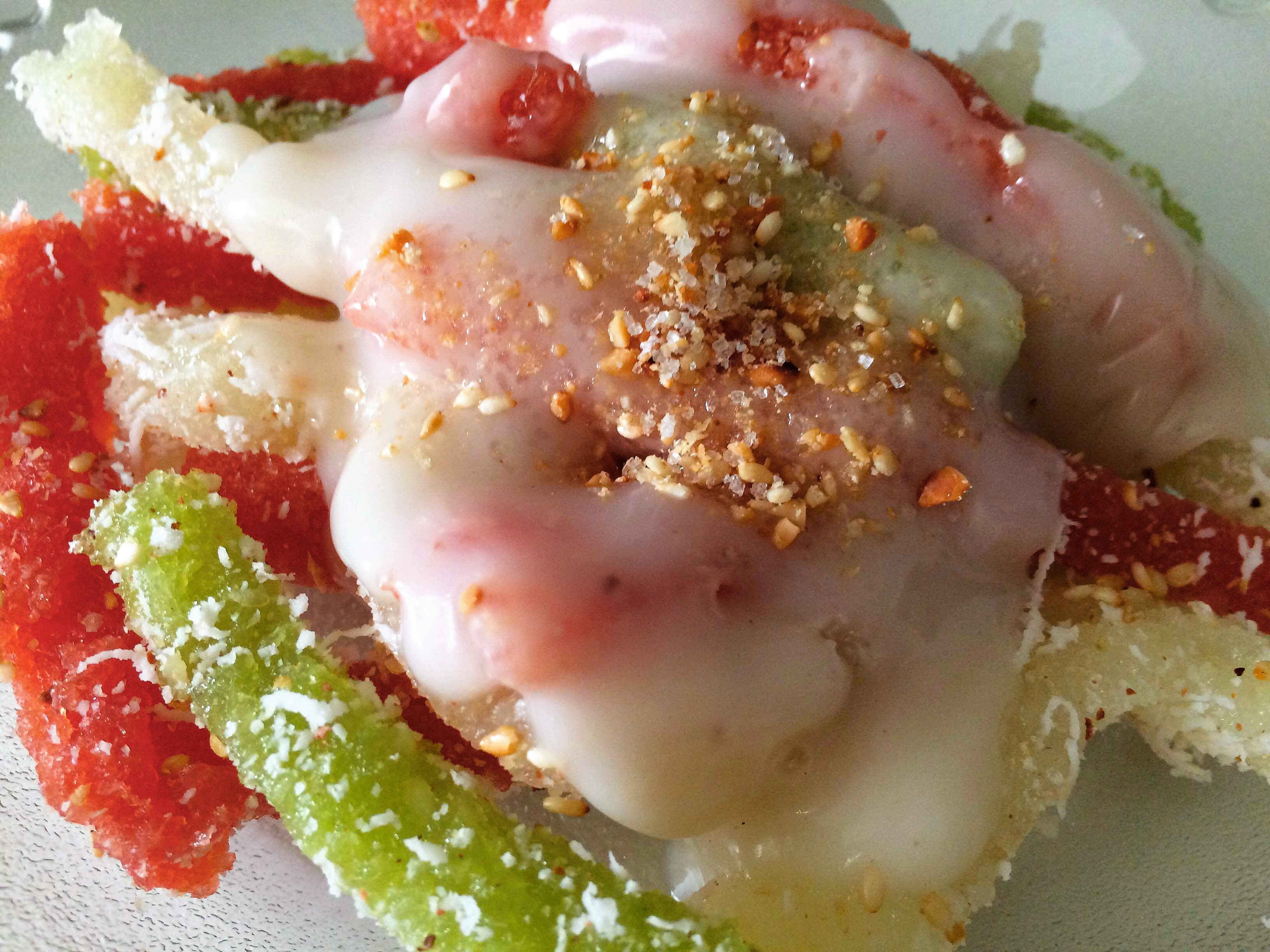 Hoặc chan nước cốt dừa đều ngon