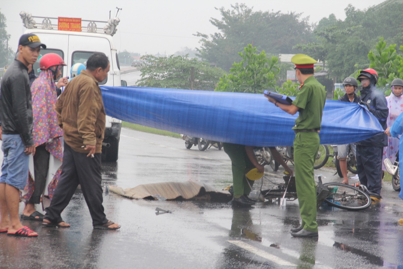 Hiện trường vụ tai nạn