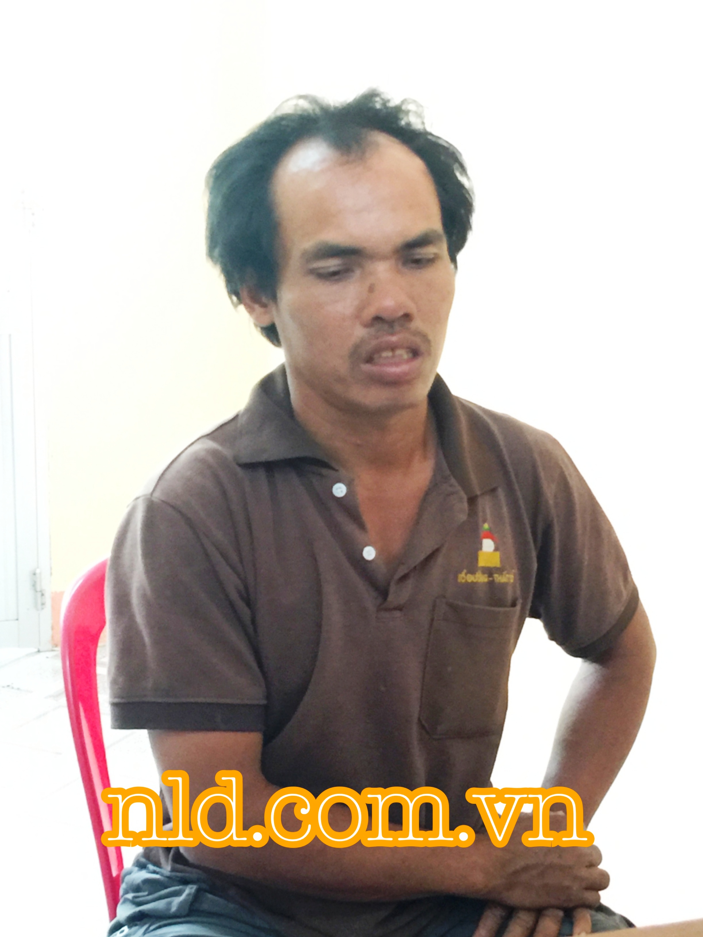 
Phan Văn Mừng tại cơ quan c&ocirc;ng an
