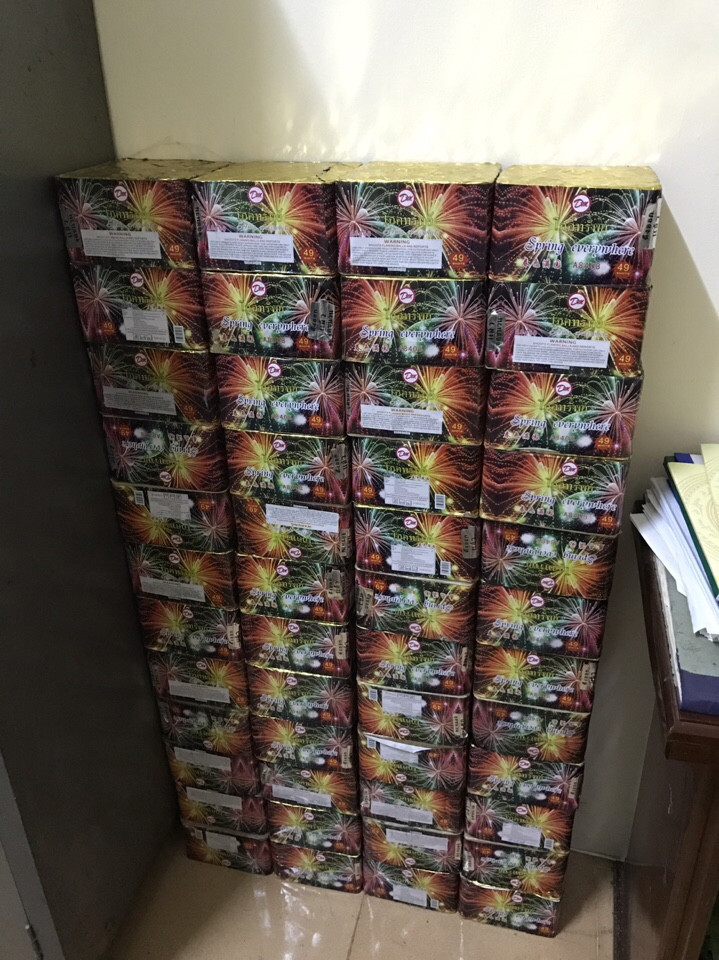 Số lượng pháo bị bắt giữ