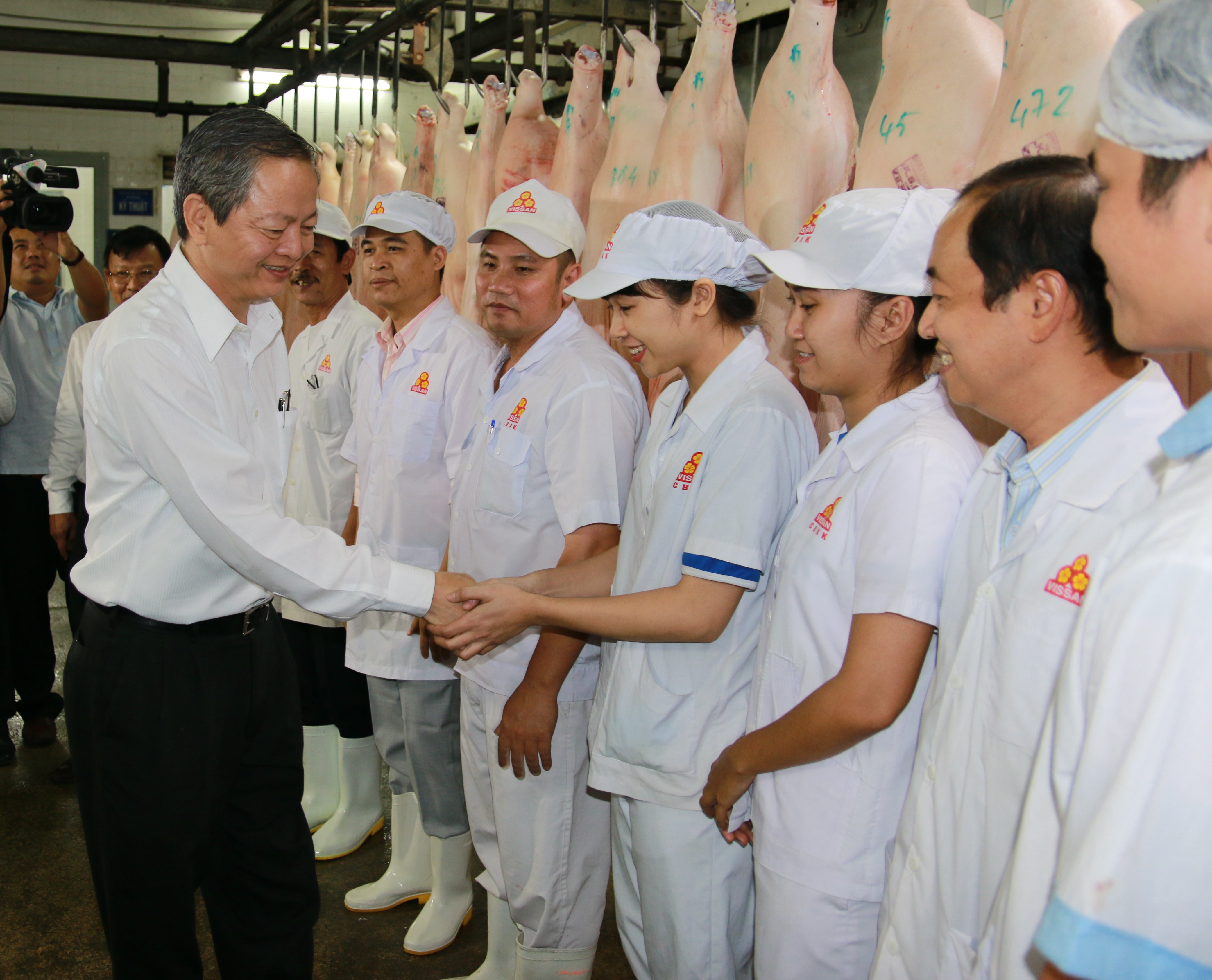 Lãnh đạo TP HCM thăm, chúc Tết cán bộ, công nhân viên Công ty Vissan
