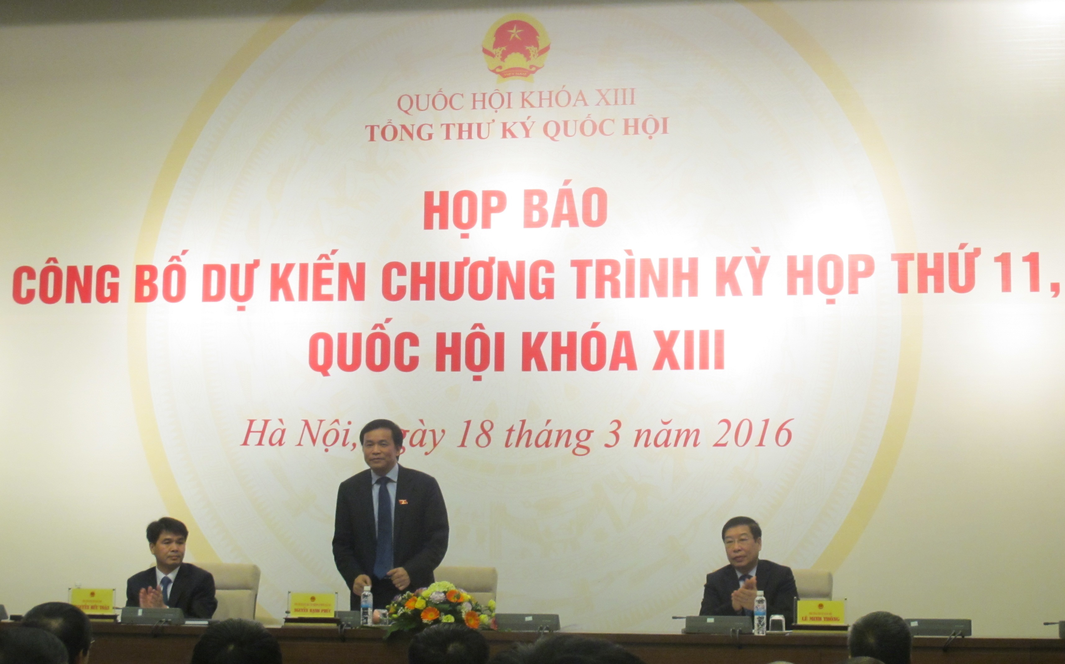 Giải thích nguyên nhân kiện toàn nhân sự Nhà nước trong kỳ họp QH thứ 11