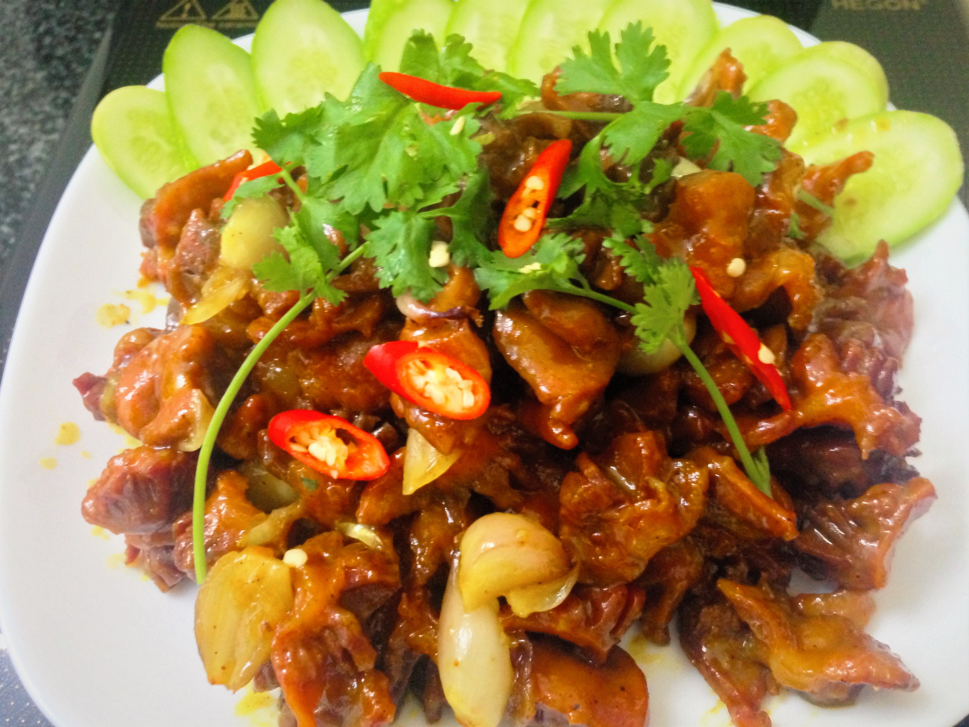 Độc đáo mề gà rô ti