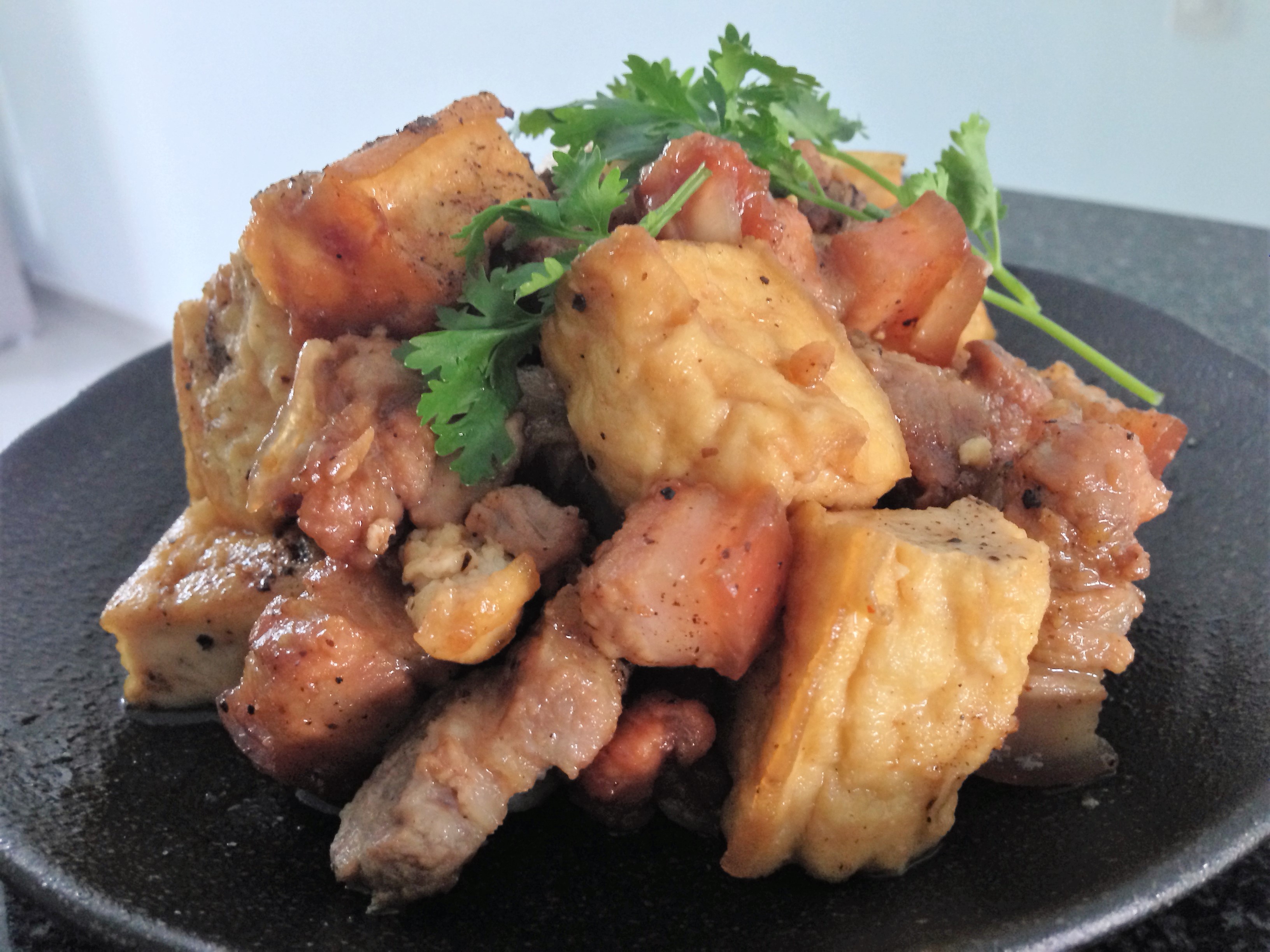 Thịt kho đậu hũ, ăn hoài không chán