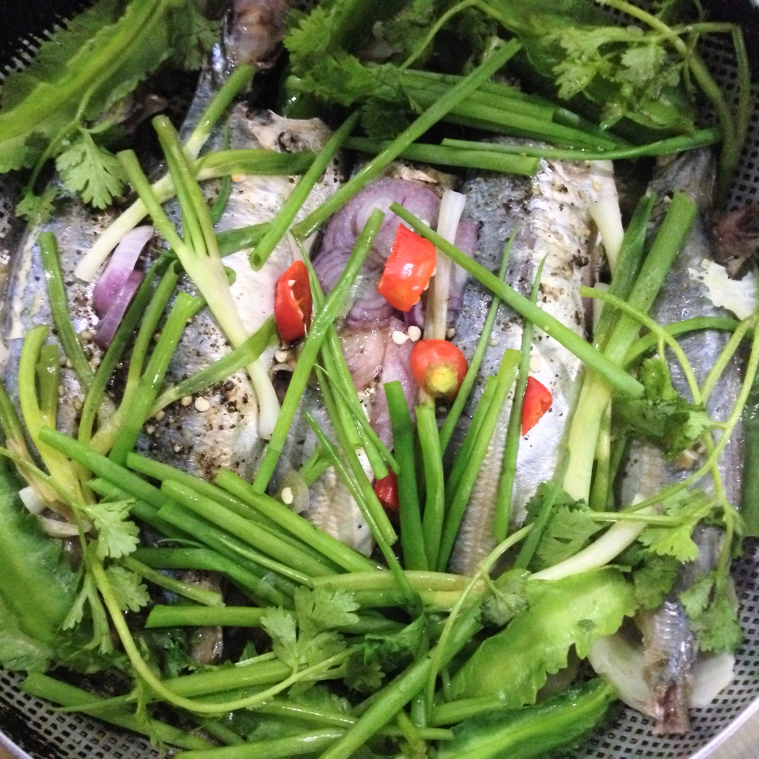 Cá nục hấp kiểu vầy bao ngon