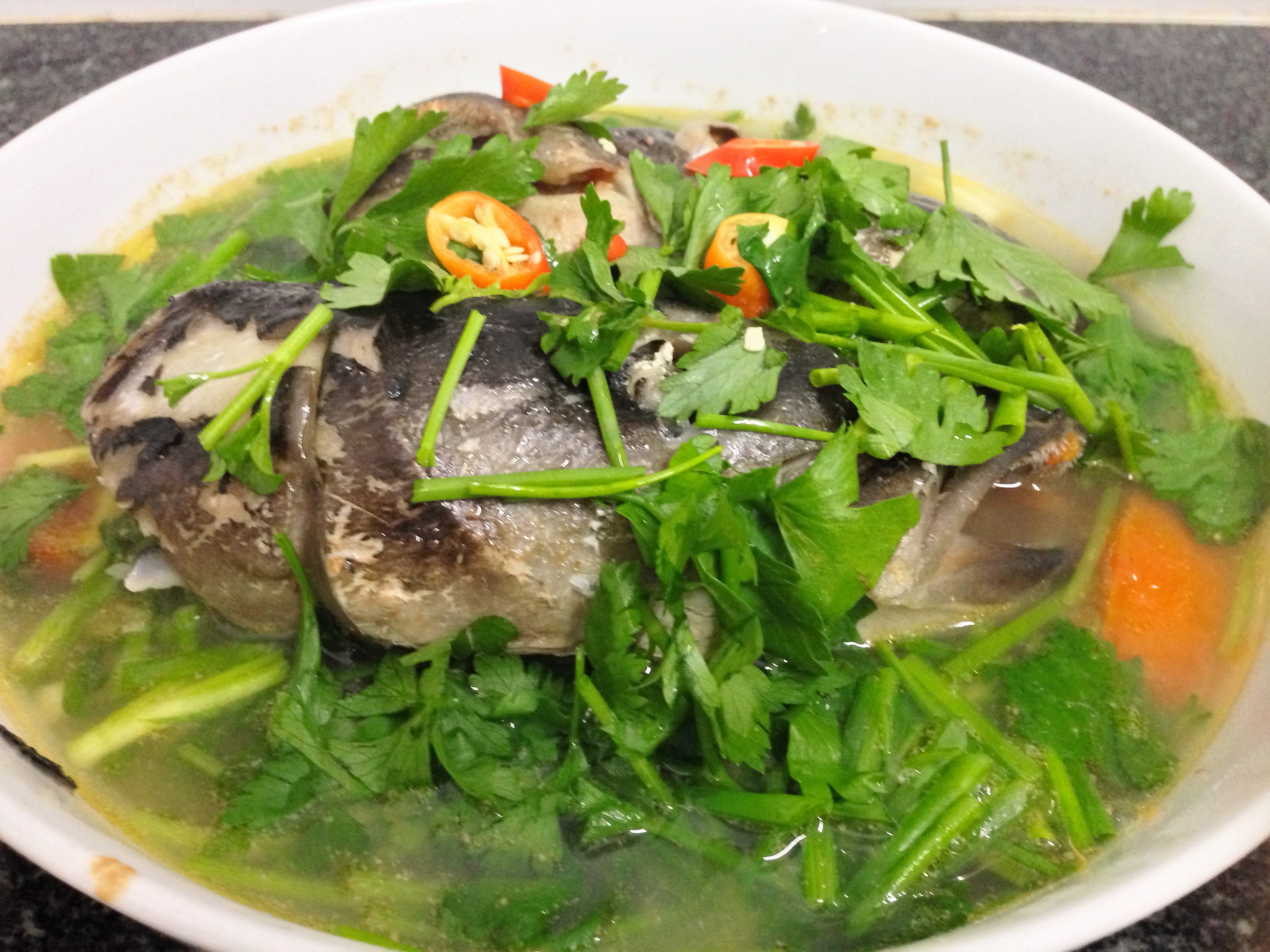
Đầu c&aacute; bớp nấu ng&oacute;t

