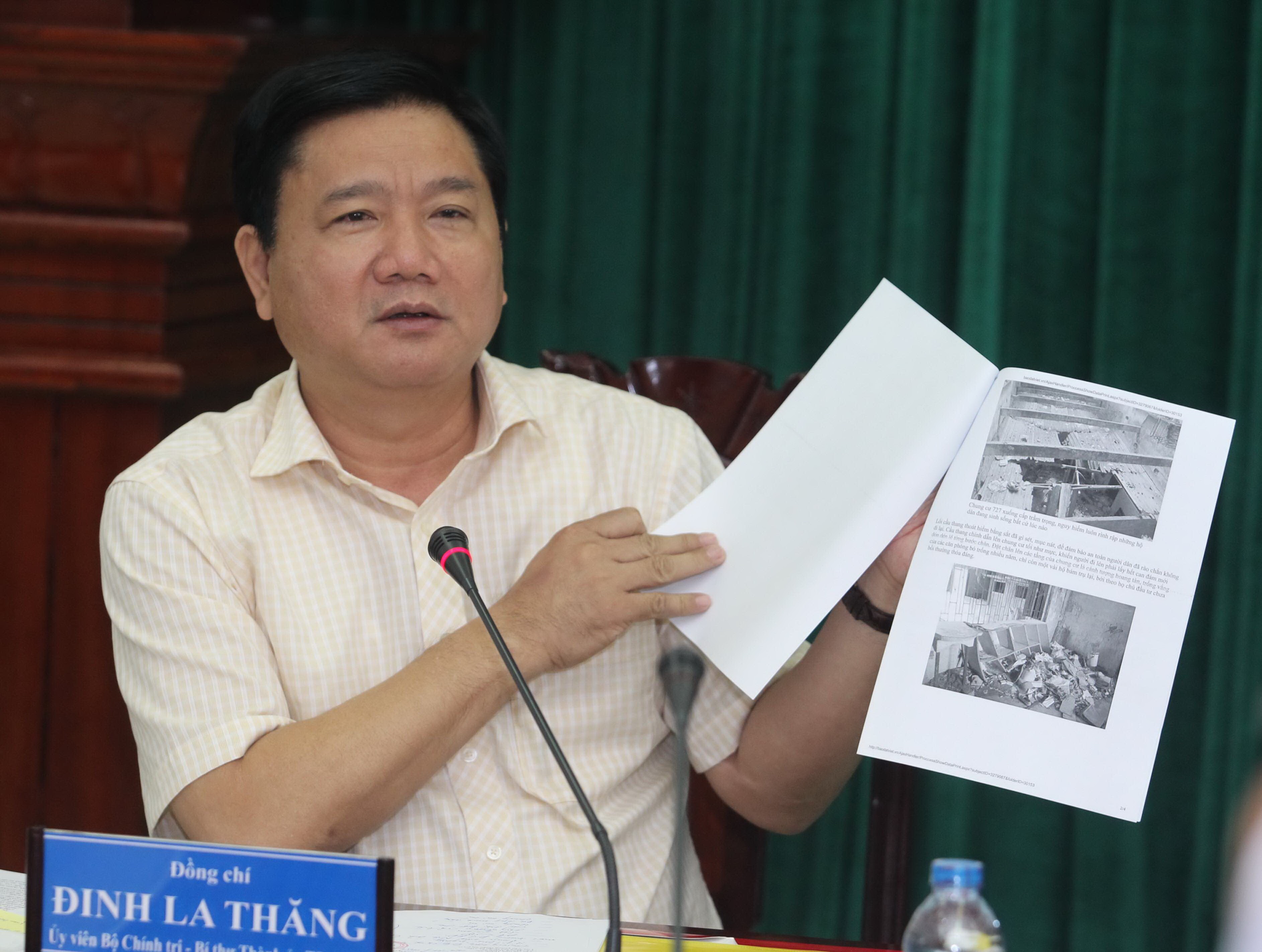 Bí thư Thăng: Đừng để chung cư cũ như cầu Ghềnh