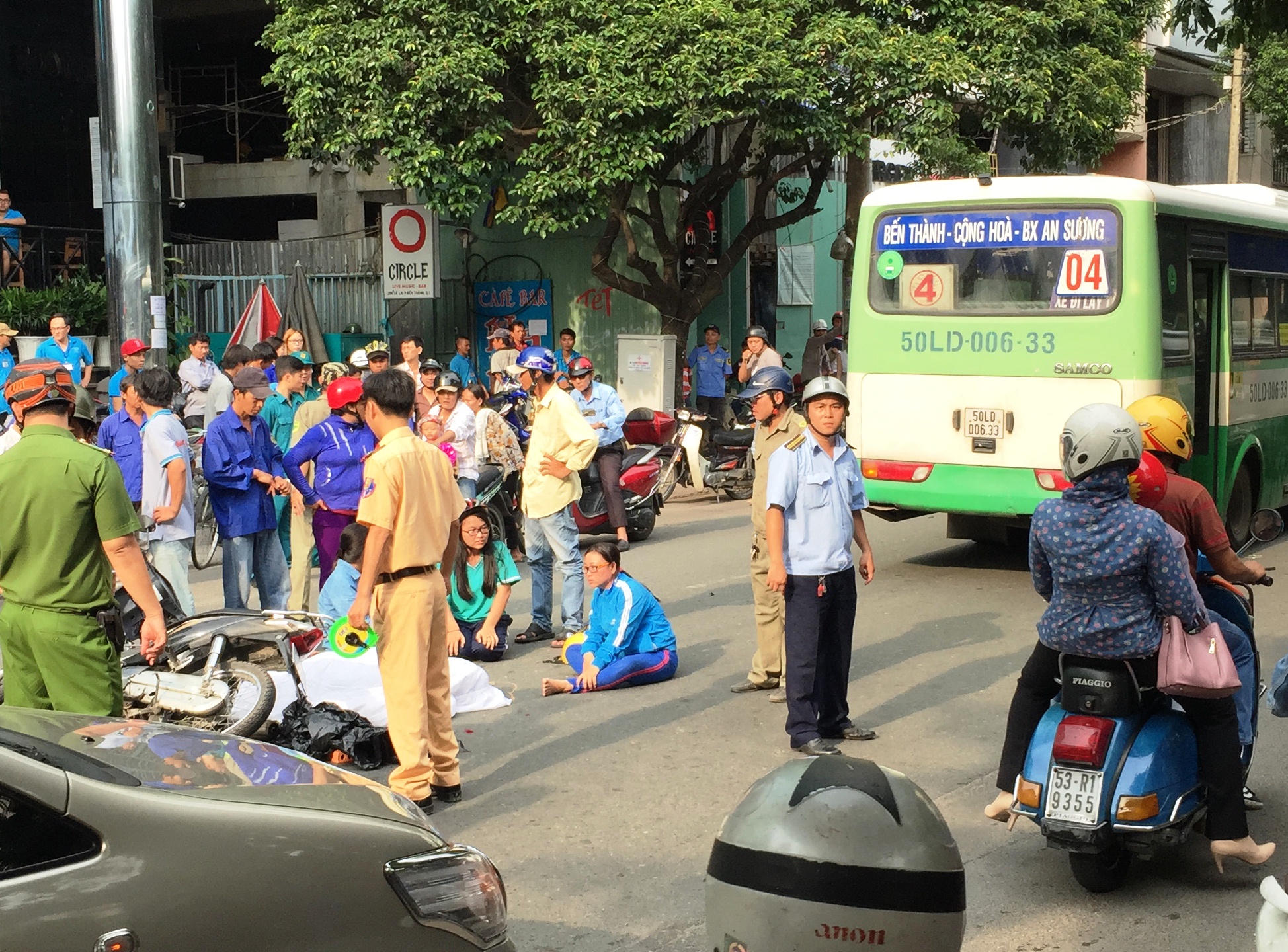 Hiện trường vụ tai nạn