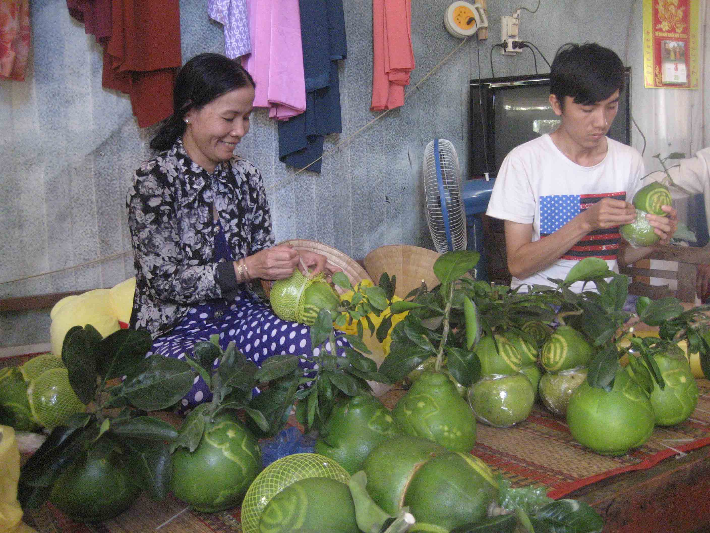 Trắng đêm đóng hàng ở “Vương quốc bưởi hồ lô”