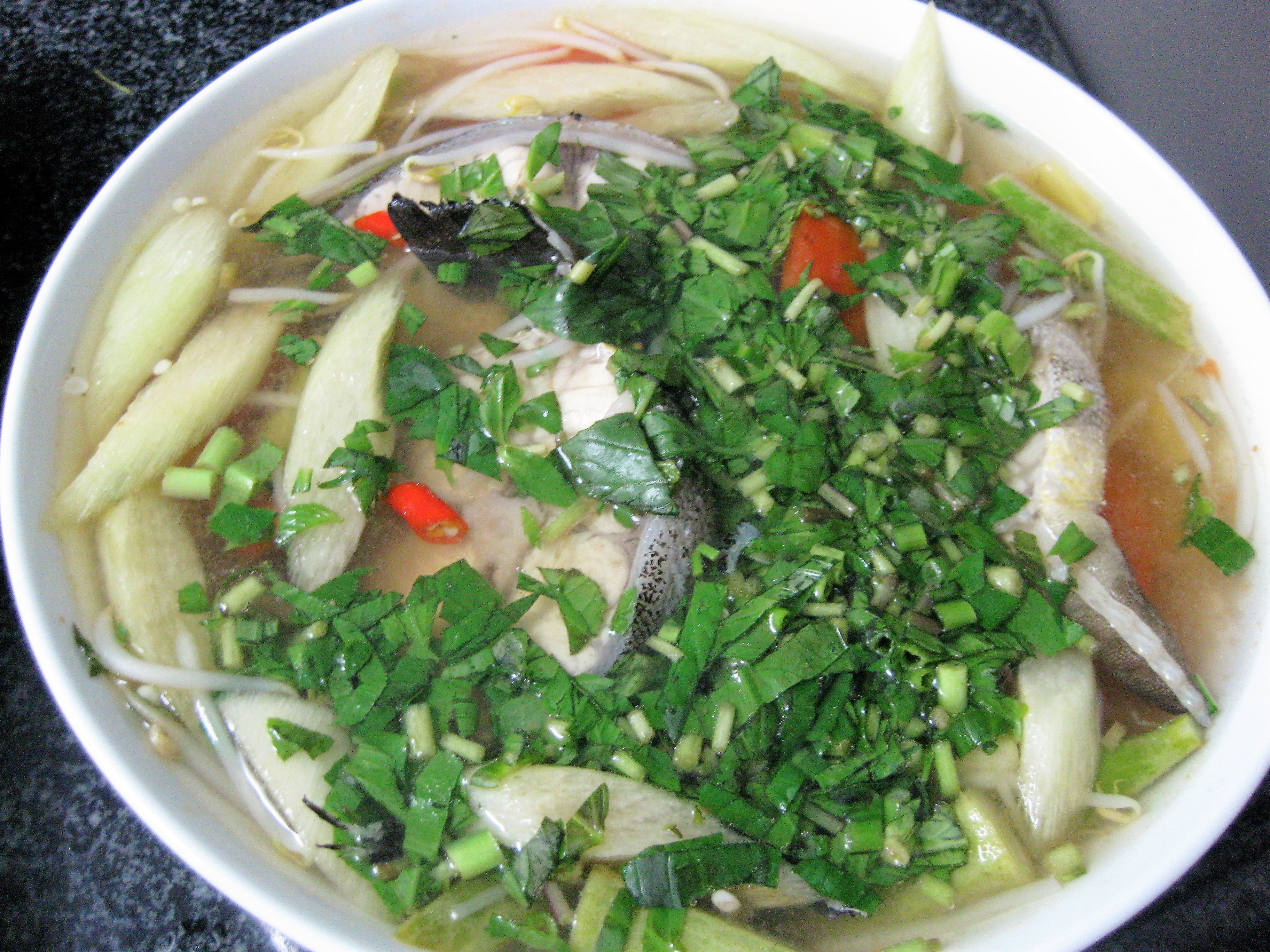 Cá bớp mà nấu canh chua