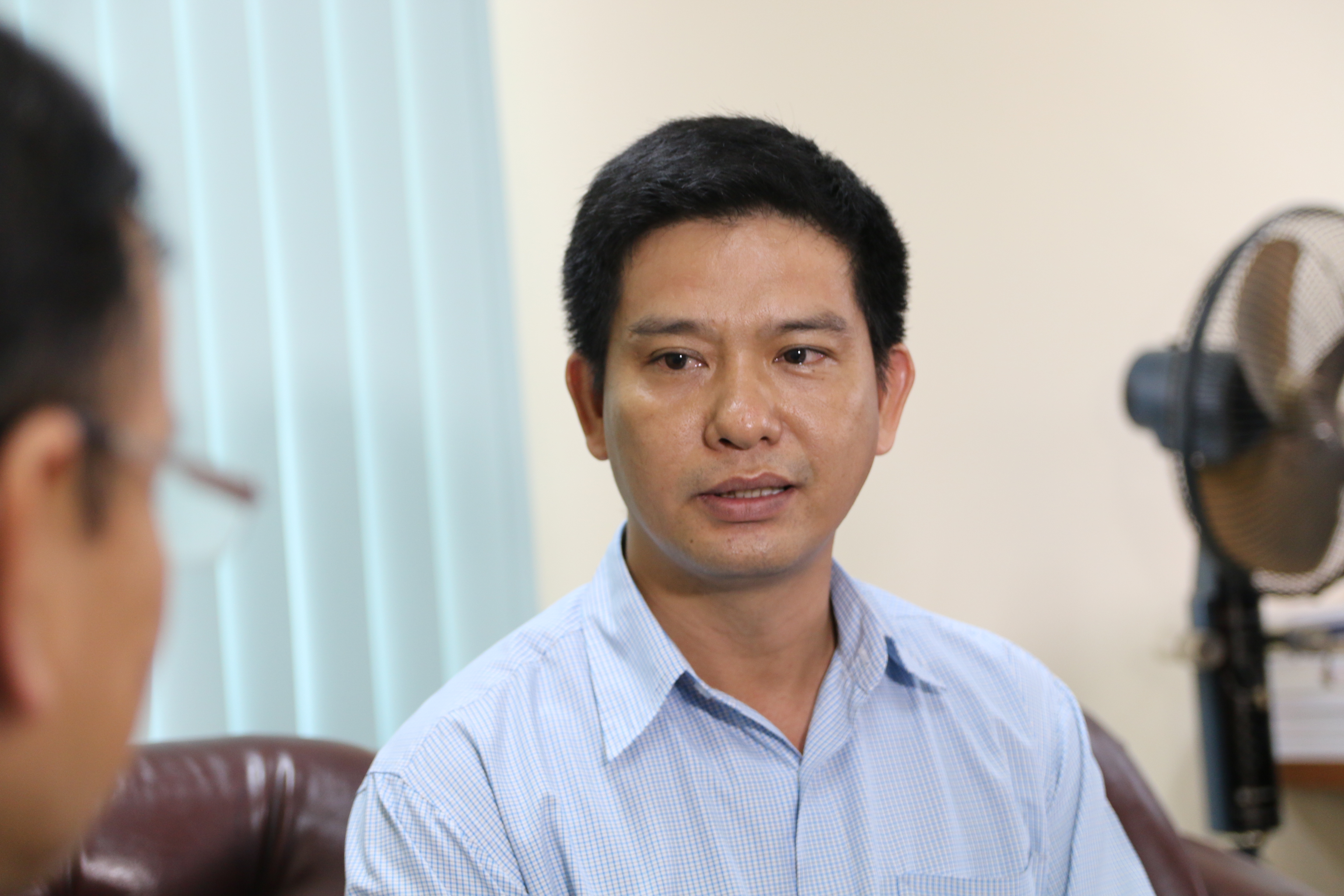 Ông Lê Đình Quyết – Phó trưởng phòng Trung tâm dự báo Khí tượng Thuỷ văn khu vực Nam bộ đánh giá cơn mưa 26-9 được cho là cơn mưa cục đoan, đáng ghi vào lịch sử. - Ảnh: LÊ PHONG