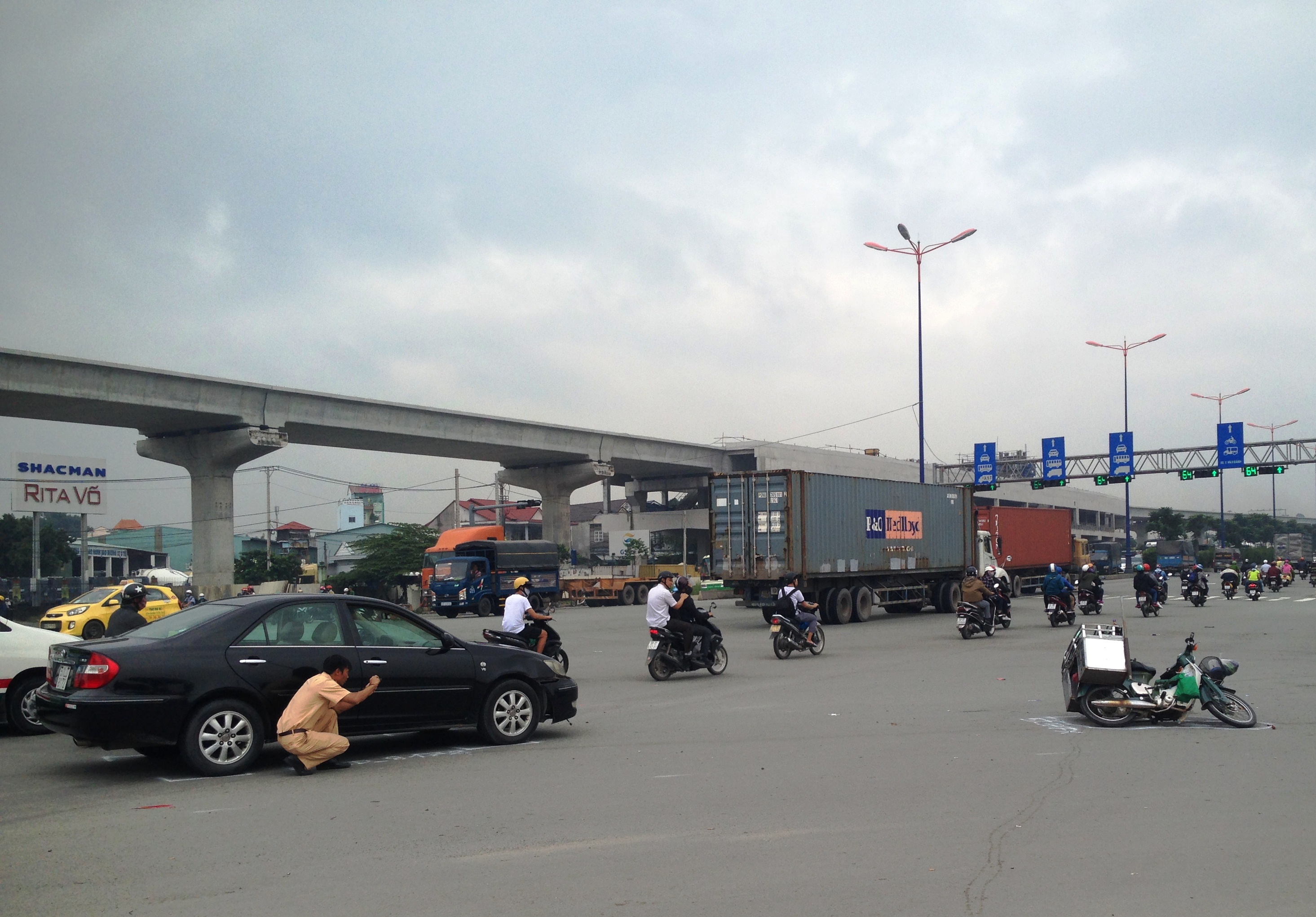 
Hiện trường vụ tai nạn
