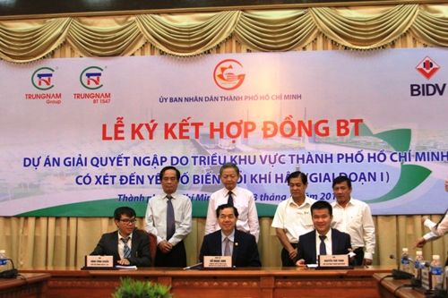 Ký hợp đồng gần 10.000 tỉ chống ngập cho TP HCM