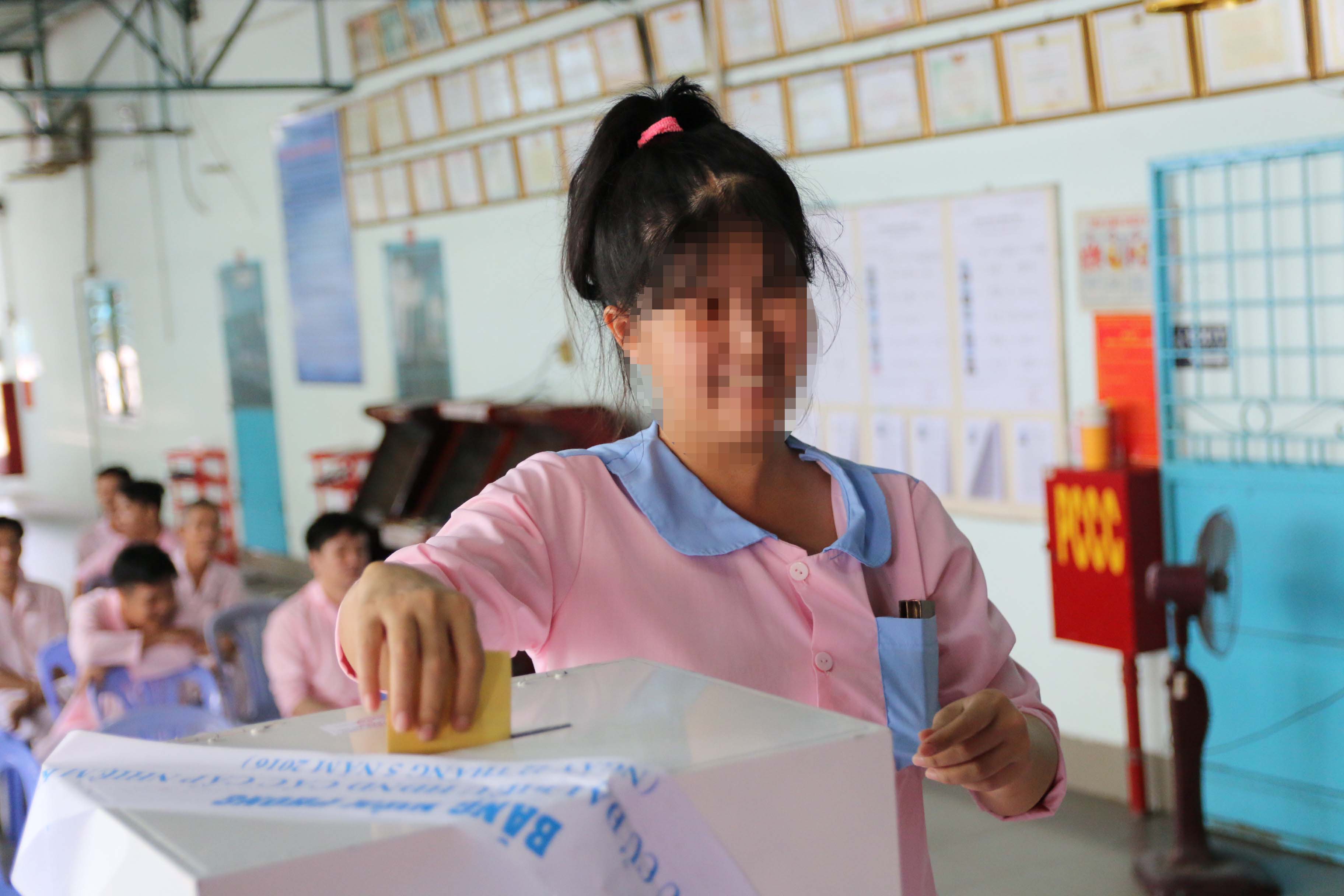 Học viên cai nghiện náo nức thực hiện quyền công dân