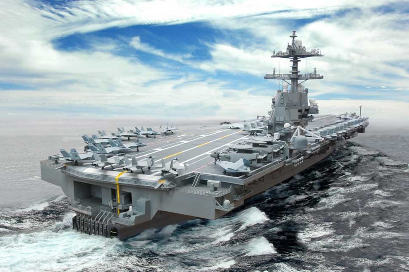 Siêu tàu sân bay Mỹ sắp trình làng