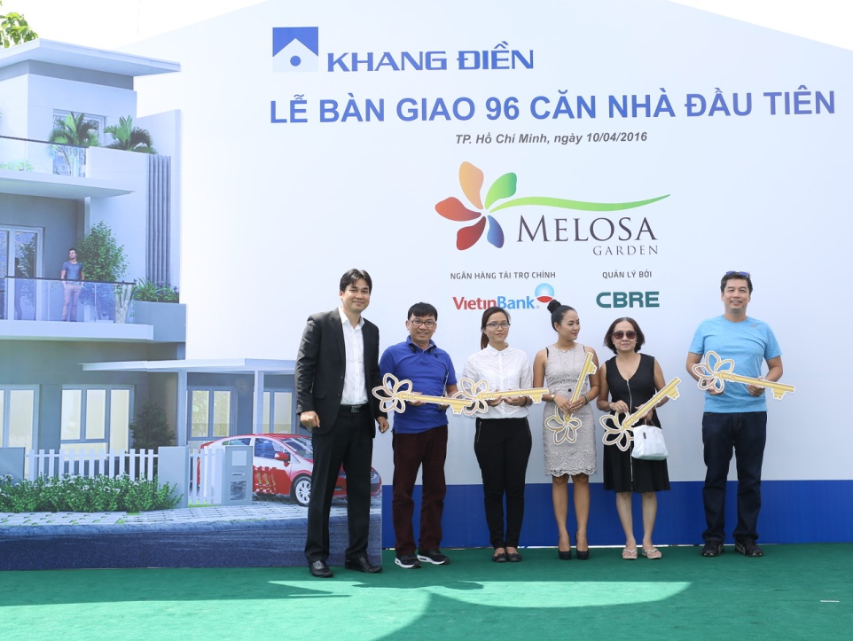 Khang Điền bàn giao 96 biệt thự Melosa đầu tiên