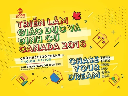 Woori Việt Nam tổ chức triển lãm giáo dục và định cư Canada 2016